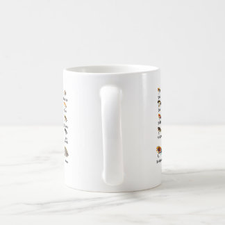 Vintage, farbenfrohe Forellenfischerei Tasse