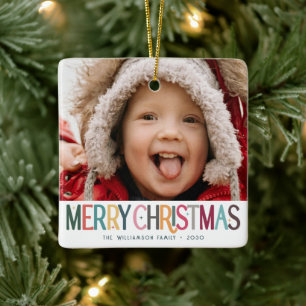 Vintage Farbenfrohe Weihnachten Niedliche Sterne F Keramikornament