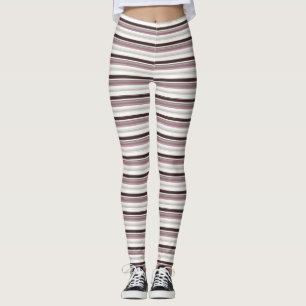 Vintage Farbstreifen Leggings