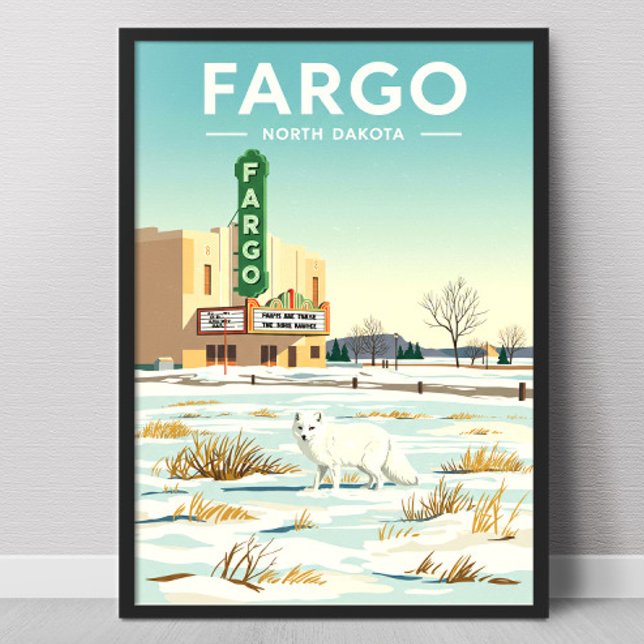 Vintage Fargo North Dakota Poster (Von Creator hochgeladen)