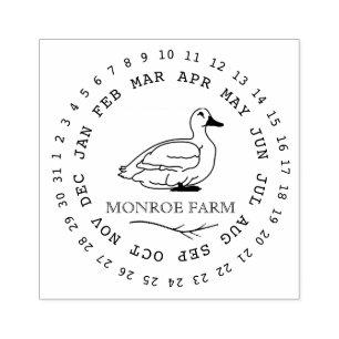 Vintage Farm elegante Duck Egg Carton Briefmarke Gummistempel