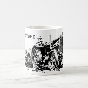 Vintage Farm Traktor Ad-Kaffee-Tasse Kaffeetasse
