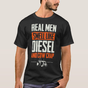 Vintage Farmer Men Tractor Gift Boys Farm T-Shirt