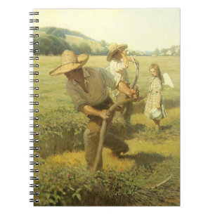 Vintage Farmers, Zurück auf den Hof von NC Wyeth Notizblock