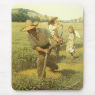 Vintage Farmers, Zurück auf die Farm von NC Wyeth Mousepad