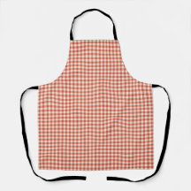 Vintage Farmhouse Gingham, Rot & Beige