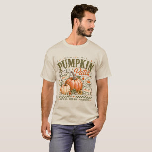 Vintage Farmhouse Herbst Kürbisse T-Shirt