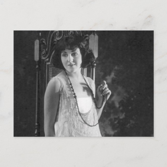 Vintage Fashion der 1920er-Jahre Postkarte (Vorderseite)