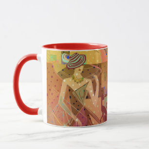 Vintage-Fashionista-Collage-Tasse Tasse
