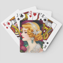 Vintage Fashionista Klassische Spielkarten