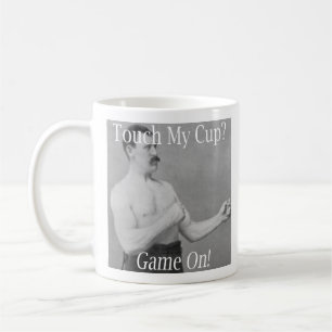 Vintage Fass nicht an meinen Becher Mann Mann Kaff Kaffeetasse