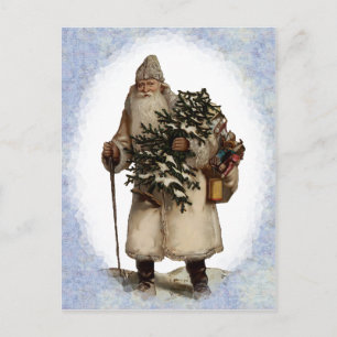 Vintage Father Christmas Postcard Feiertagspostkarte