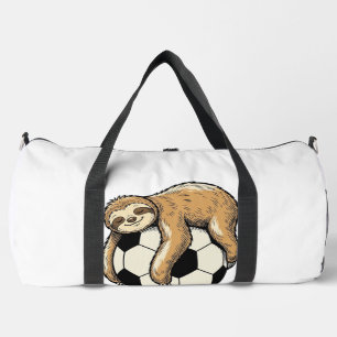 Vintage Faultier Fußball Cute Tier Shirt Design Duffle Bag