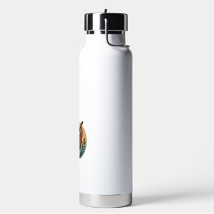 Vintage Faultier Vektor Retro-Wildlife-Abzeichen 2 Trinkflasche