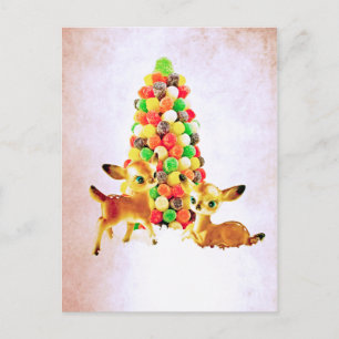 Vintage Fawns by Gumdrop Tree Postkarte