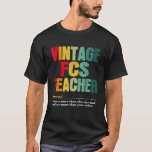 Vintage FCS-Lehrer Lustiger Jobtitel Geburtstag Ar T-Shirt
