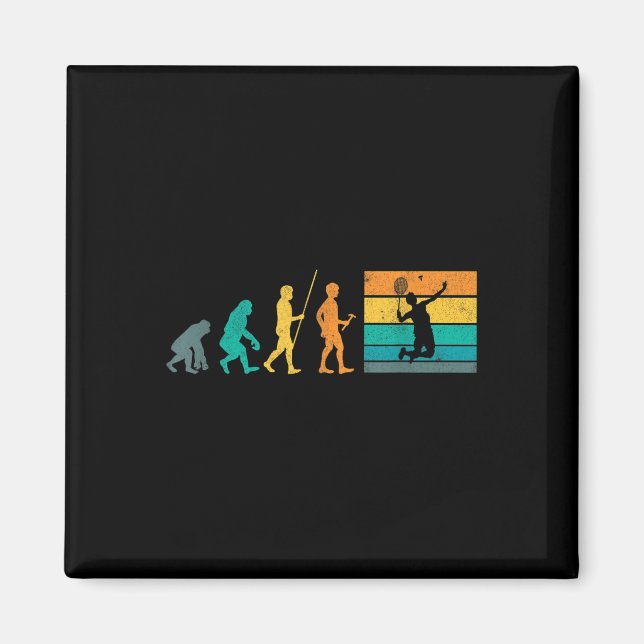Vintage-Federball-Evolution Shuttle Retro-Federbal Magnet (Vorne)