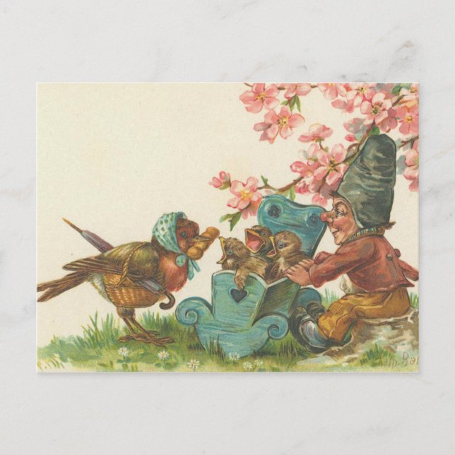 Vintage Fee Postkarte (Vorderseite)