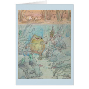 Vintage - Fee und Fisch tanzen -