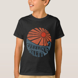 Vintage-Feeling salzig Retro-70er-Strandurlaub-Sch T-Shirt