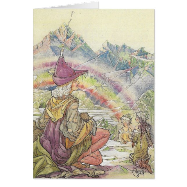 Vintage - Feen und Regenbogen, (Vorne)