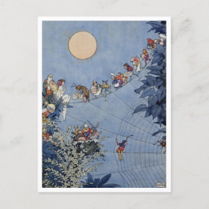 Vintage-Feenkunst William Heath Robinson Postkarte