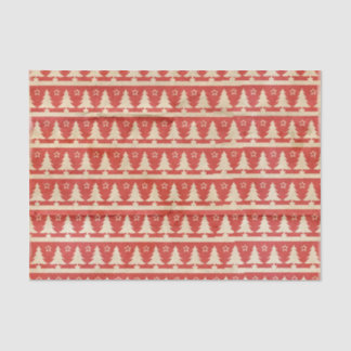 Vintage Feiertags-Weihnachtsmuster Seidenpapier