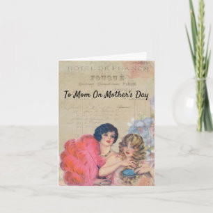 Vintage Feiertagskarte