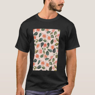 Vintage-Feigenfruchtmuster-Kunst T-Shirt