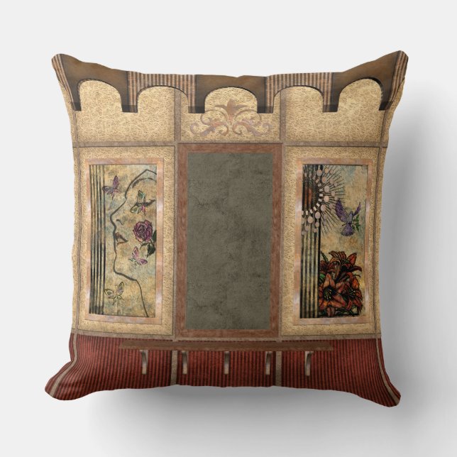 Vintage Fenster des Soul dekorativen Kissen