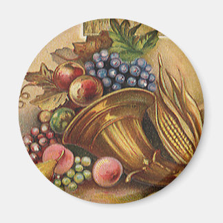 Vintage Ferien, Erntedank, Ernte und Pilger Magnet