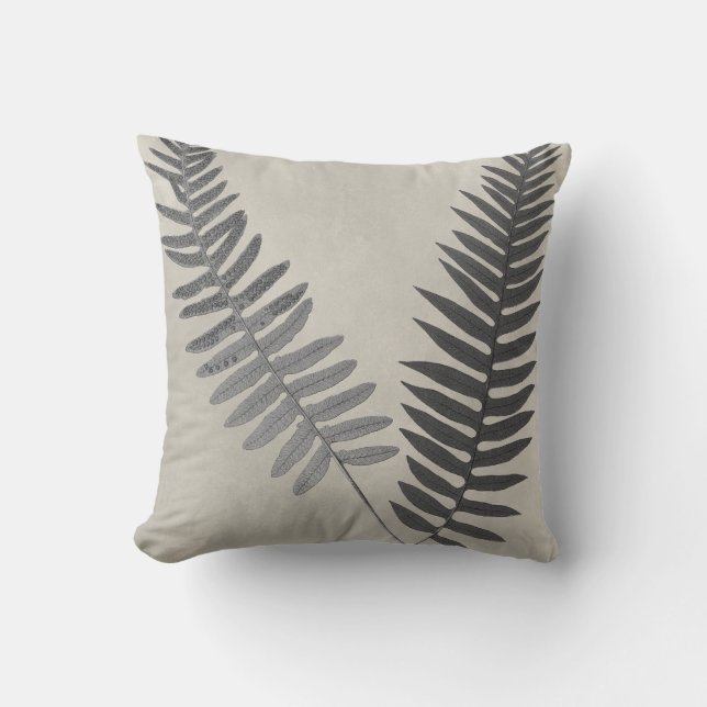 Vintage Ferns Kissen (Vorderseite)