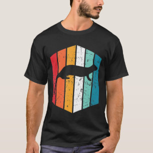 Vintage Ferse für tierisches Retro Ferret T-Shirt