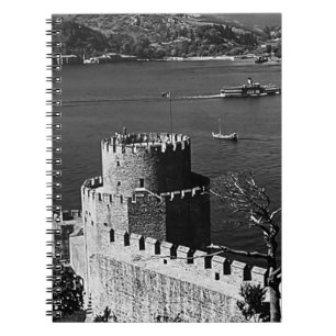 Vintage Festung Türkei Istanbul Bosporus 1970 Notizblock