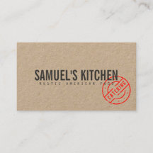 Vintage, fett gestempelte Logo Kraft