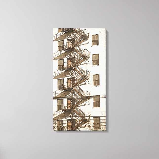 Vintage Feuerentfernung Leinwanddruck (Vorderseite)