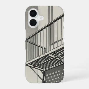 Vintage-Feuerleiter-Plattform iPhone 16 Hülle