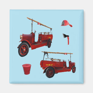 Vintage Feuerlöschausrüstung, Magnet