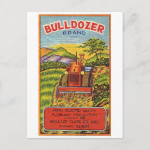 Vintage Feuerwerkspaket Postkarte