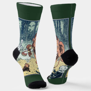 Vintage-Figuren aus Der Zauberer von Oz, Gelbe Zie Socken