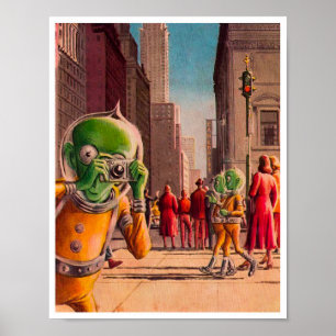 Vintage Fiktion Poster