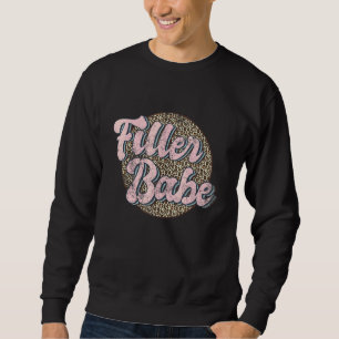 Vintage Filler Babe Medical Spa Leopard Krankensch Sweatshirt