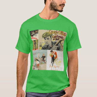 Vintage-Film-Bildmontage 5 lustig T-Shirt