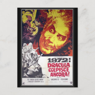 Vintage-Film-Horror - Postkarte
