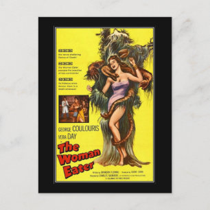 Vintage-Film-Horror - Postkarte