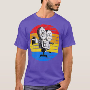 Vintage Film Retro Kamera 35mm 70mm Movie _nxpl T-Shirt