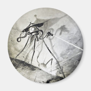 Vintage-Film über die Invasion Außerirdischer im Z Magnet