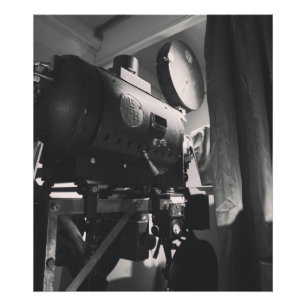 Vintage Filmkamera Fotodruck