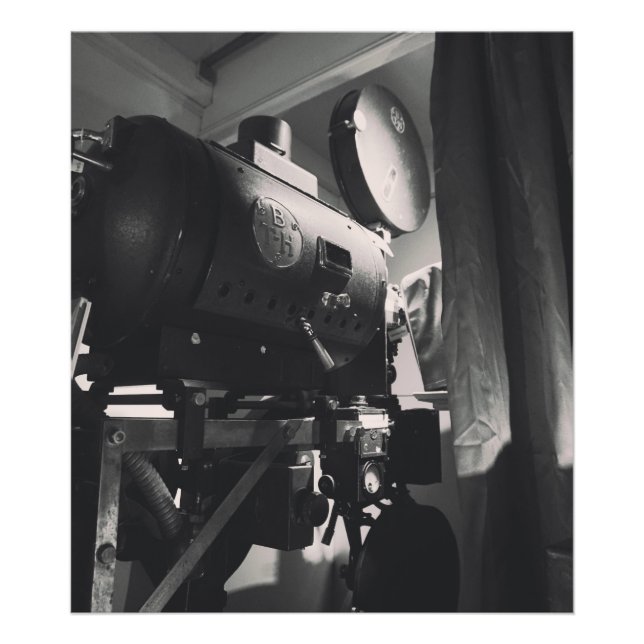 Vintage Filmkamera Fotodruck (Vorne)