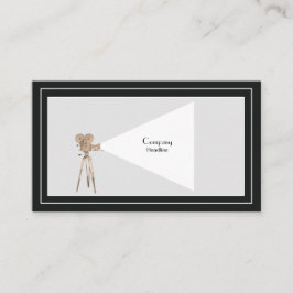 Vintage Filmkamera Visitenkarte